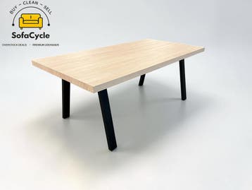Eettafel 200x100 met A-poten – overstock, Maison & Meubles, Verzenden