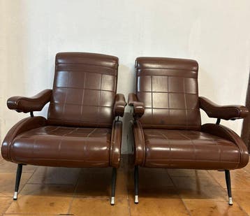 Nello Pini - Fauteuil (2) - Oscar - Metaal