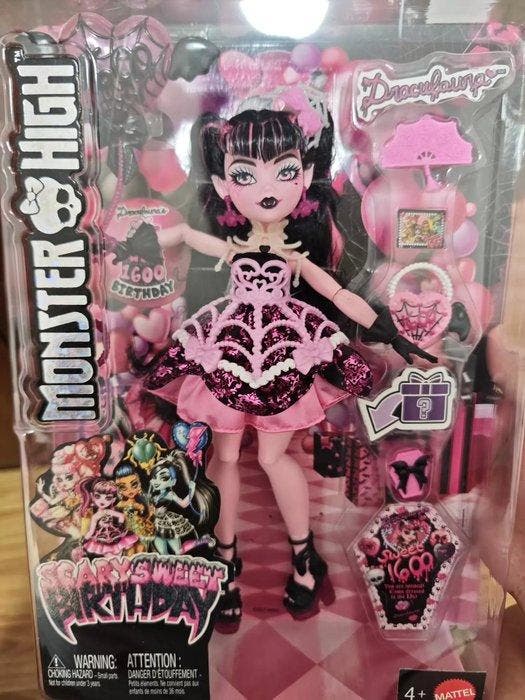 Mattel - Poupée Draculaura Scary Sweet Birthday - 2010-2020, Antiek en Kunst, Antiek | Speelgoed