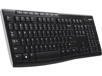 Logitech -  Draadloos Toetsenbord K270 Azerty Zwart, Verzenden