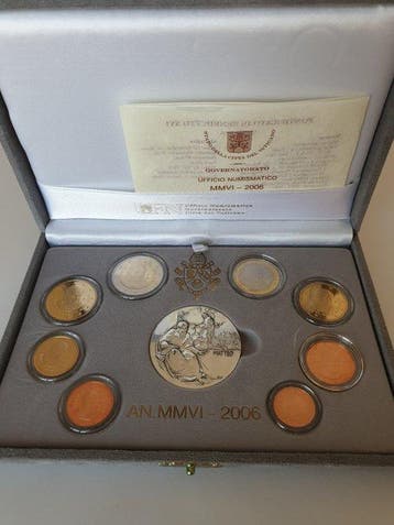Vatican. Proof Set 2006 (incl. medaglia in argento) (Sans