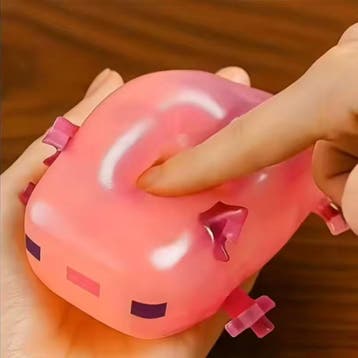 Axolotl Stressbal Knijpspeelgoed - Kneed -  Squishy Fidget, Verzenden, Nieuw