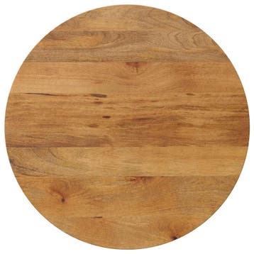 Tafelblad Mangohout 70cm | Retour deal | 34% korting!, 50 tot 100 cm, Rustiek, strak design, Verzenden, Rond