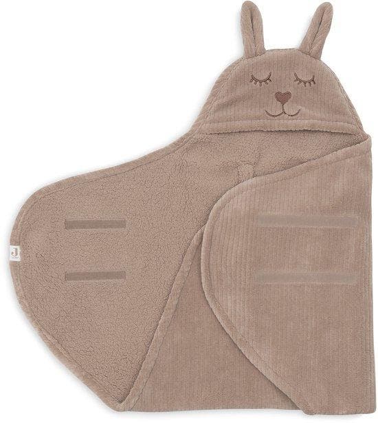 Jollein Baby Wikkeldeken - 100x105cm - Bunny Cloudy Rib -..., Enfants & Bébés, Jouets | Jouets de bébé, Envoi