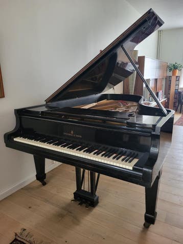 Steinway &amp; Sons, model C, Ophalen, Gebruikt, Zwart, Vleugel