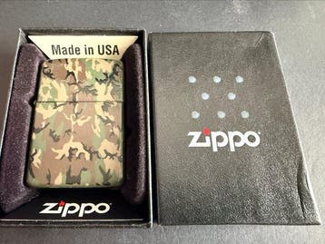 Zippo - Camuflaje - Zakaansteker - Brons, Nieuw