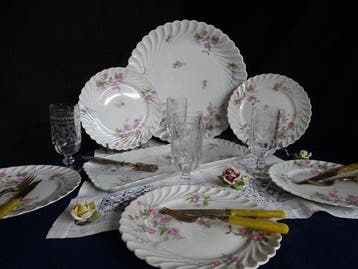 Haviland & Co. Limoges - Dessertservies (14) - Porselein