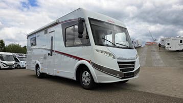 Dethleffs Trend I 7057 DBM automaat en queensbed 33560, Caravans en Kamperen, Ringverwarming, Fiat, 7 tot 8 meter, Diesel
