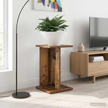 vidaXL Plantenstand Oud hout 25 x 25,5 x 40,5 cm Bewerkt, Verzenden, Nieuw
