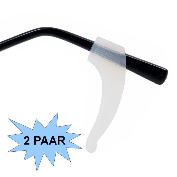 Fako Bijoux - Anti-slip Oorhaakjes - Brilhaakjes - Siliconen, Handtassen en Accessoires, Zonnebrillen en Brillen | Dames, Verzenden