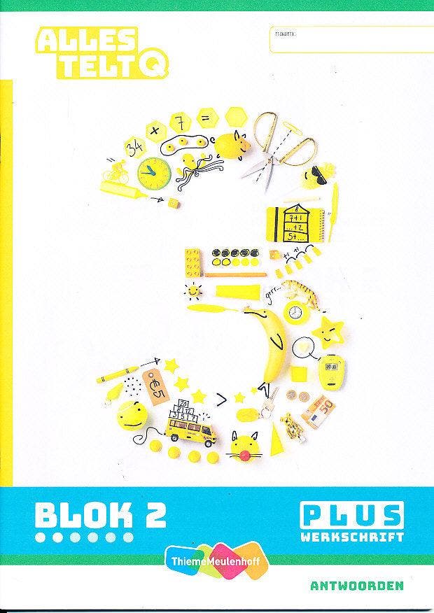 Alles Telt Q Antwoorden Werkschrift Plus blok 2 groep 3, Boeken, Schoolboeken, Verzenden