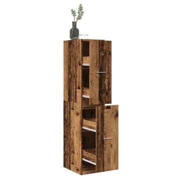 vidaXL Apothekerskast 30x41x144,5 cm bewerkt hout oud, Verzenden