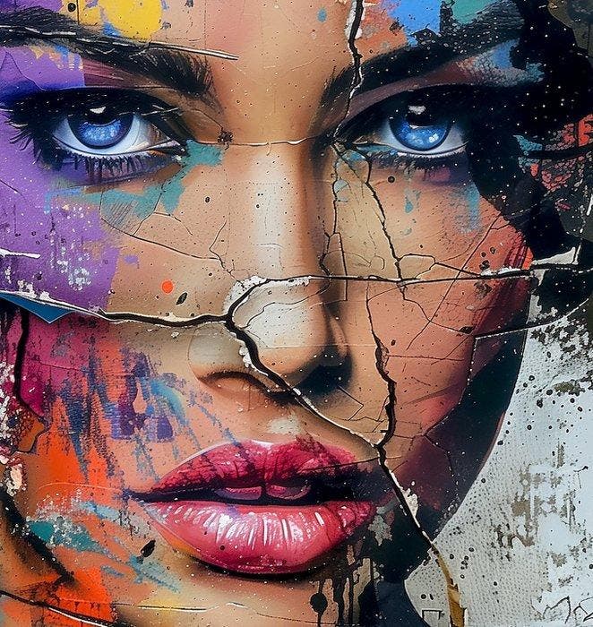 David Law - Face XII, Antiek en Kunst, Kunst | Designobjecten