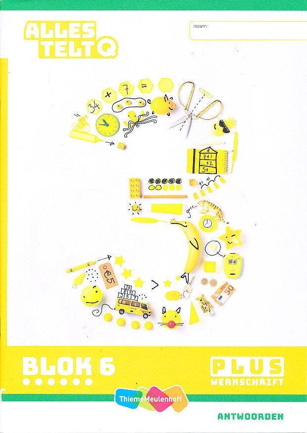 Alles Telt Q Antwoorden Werkschrift Plus blok 6 groep 3, Boeken, Schoolboeken, Verzenden