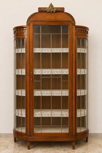 Vitrine - Bois, Cristal - Cristalliera