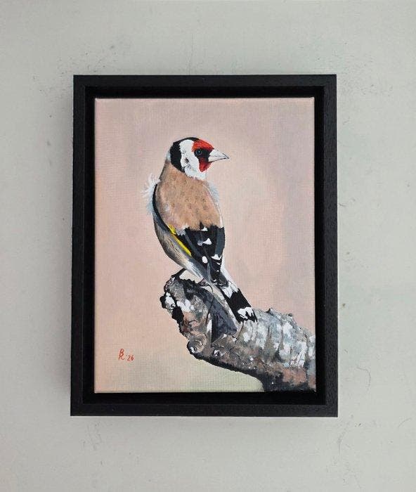 R. Benda (1953) - Putter in mooie pose, Antiek en Kunst, Kunst | Schilderijen | Klassiek