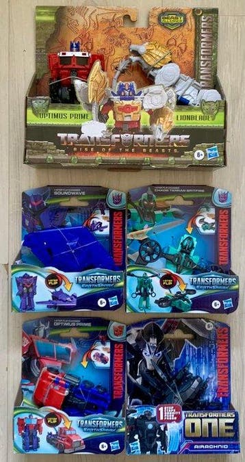 Hasbro - Action figure 6x Transformers [ROTB, EarthSpark &