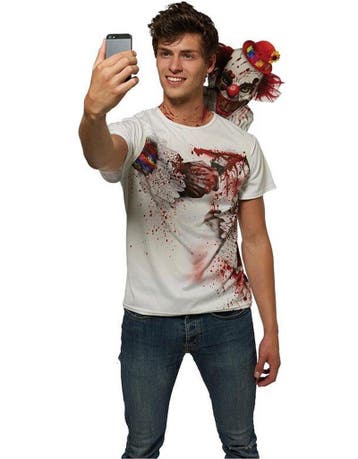 clown selfie shirt, Ophalen of Verzenden, Nieuw