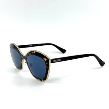 Moschino - *NEW* - NO RESERVE - Brown Acetate - Blue Lenses, Nieuw