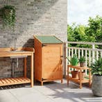vidaXL Tuin Shed Bruin 59 x 56 x 113,5 cm Bewerkt hout, Verzenden, Nieuw
