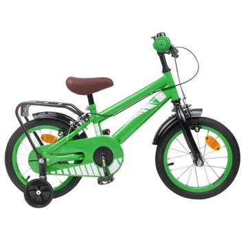 vidaXL Kinderfiets 16 Inch voor 4-6 jaar oud Groen, Verzenden