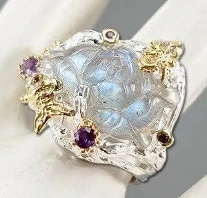 Zonder minimumprijs - Ring Zilver 925 - uitgehouwen, Nieuw