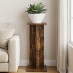 vidaXL Plantenstand Gerookte Eik 25 x 25,5 x 60,5 cm, Verzenden