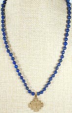 Lapis lazuli natuurlijk uit Afghanistan AAAA++ Kruis van San