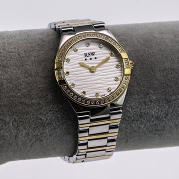 RSW - Swiss Diamond Watch - RSWL156-SG-D-1 - Sans prix de, Nieuw