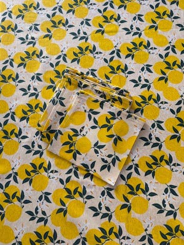 Citroenen uit Provence - Een tafelkleed met mediterrane en