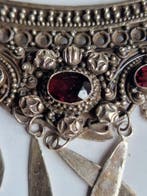 Halsketting - Plaque - .925 zilver, Antiek en Kunst