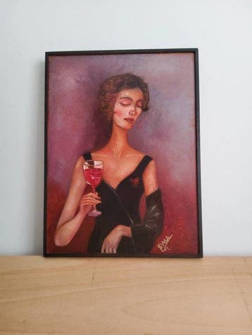 Sima Yarahmadi - Wine, Antiek en Kunst, Kunst | Schilderijen | Modern