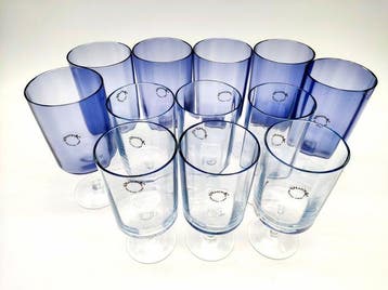 V.Nason&C. - Drinkservies voor 6 (12) - Tropische collectie