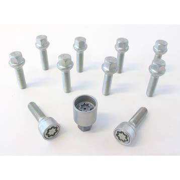 H&R Wielboutenset bolkonisch R12 M12x1.50 - Lengte 40mm - 10, Verzenden
