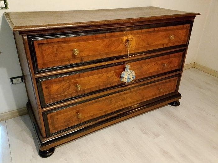 Commode - Noyer - Canterano vénitien, Antiquités & Art, Antiquités | Autres Antiquités