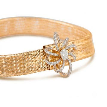 Armband - 18 karaat Geel goud - 0.73ct. tw. Diamant, Nieuw