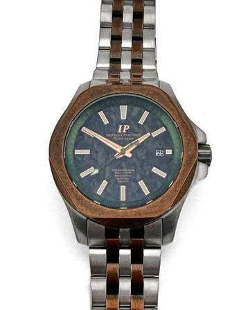 Intrinsic Precision Terra Aqua carbon fibre dial, date,