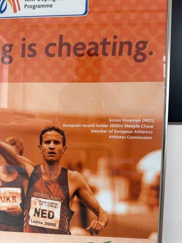 Simon Vroemen - Nederland - Doping is cheating., Nieuw