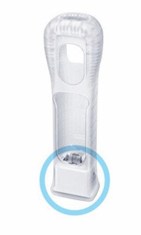Wii Motion Plus Adapter Wit + Beschermhoes (Wii Accessoires), Games en Spelcomputers, Spelcomputers | Nintendo Wii, Zo goed als nieuw