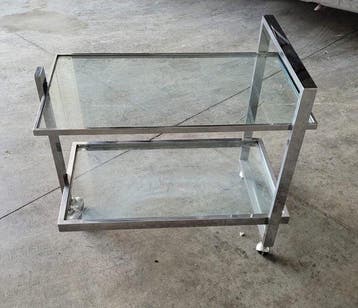Serveerwagen - Metaal, Glas
