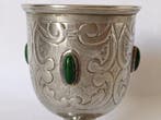Kidoesj beker - Alpaca-zilver geplateerd - Joodse Neo-Barok