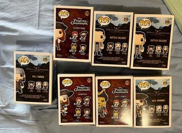 Funko - Funko Pop Pirates Of The Carribean x 7