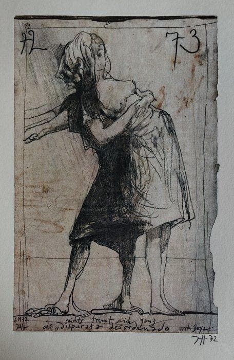 Horst Janssen (1929–1995) - Nichts trennt sich ganz, Antiquités & Art, Antiquités | Autres Antiquités