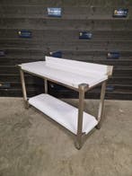 Werktafel | RVS | 140cm | horeca, Zakelijke goederen, Gebruikt