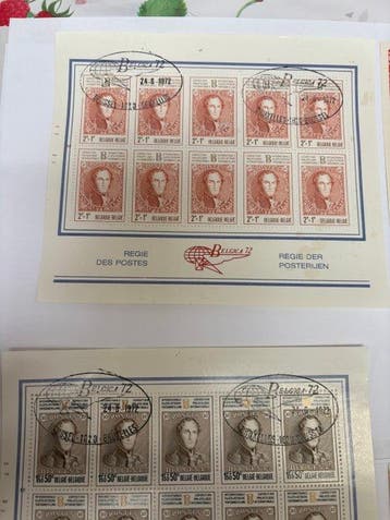 België - Lot postzegels van Leopold I 1940-1999, Gestempeld