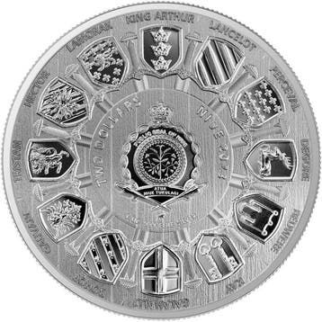 Niue. 2 Dollars 2023 Camelot - Arthur Pendragon - 1 oz