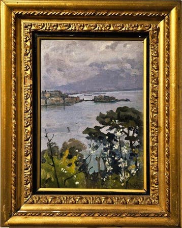 Arnaldo De Lisio (1869-1949) - Veduta di Napoli