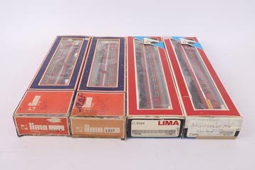 Lima H0 - 309134 - Modeltrein personenwagen (4) - Vier M4, Hobby & Loisirs créatifs, Trains miniatures | HO