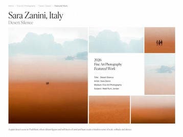 Sara Zanini - Desert Silence, Antiek en Kunst