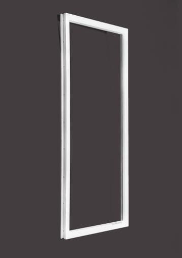 PVC Kunststof Vast raam Kozijn B100xH215cm. In voorraad!, Gevelraam of Ruit, 80 tot 120 cm, Nieuw, Dubbelglas